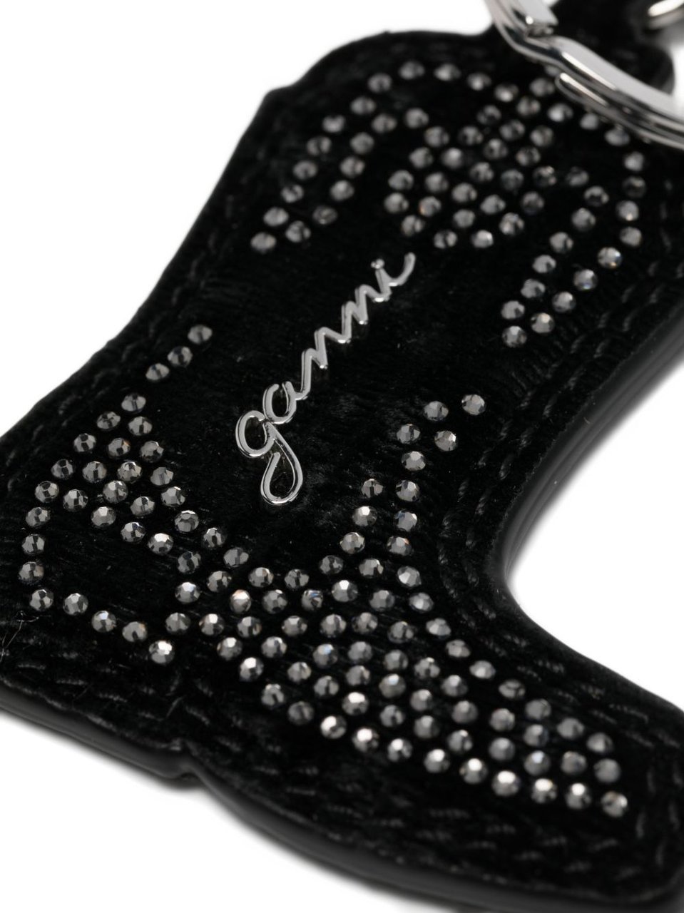 Ganni Keychains Black Zwart