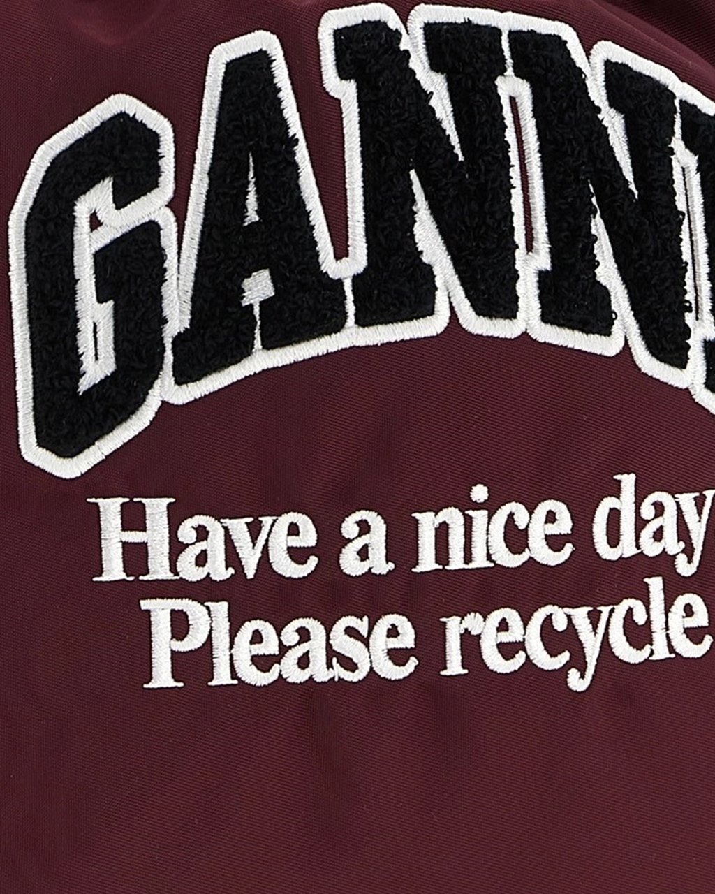 Ganni Bags Windsor Wine Maroon