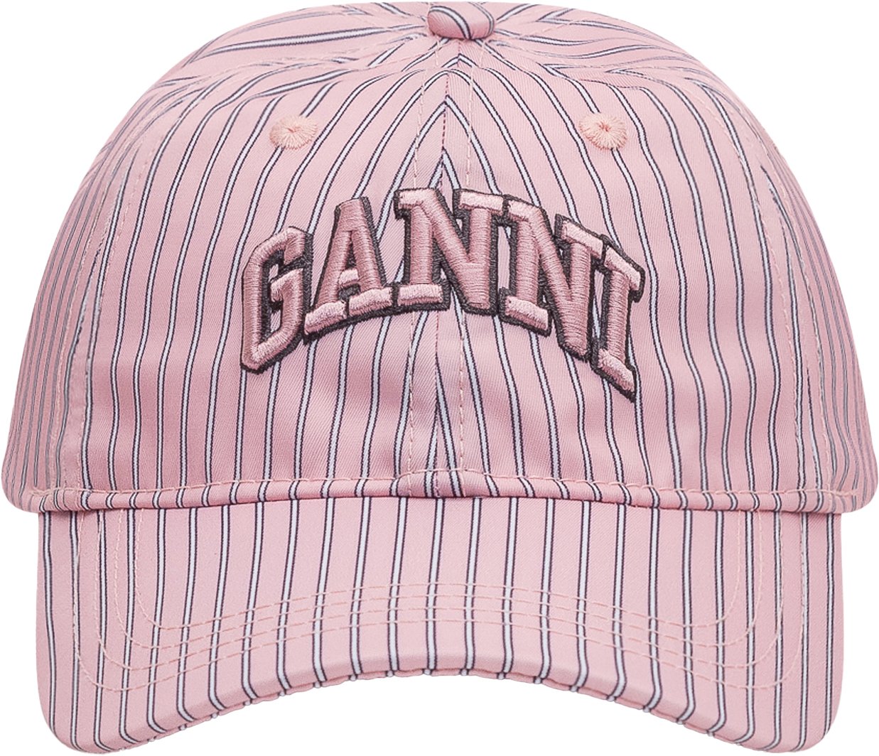 Ganni Cappellino Stampato Roze