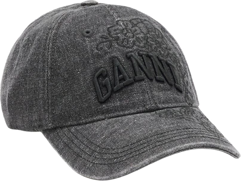 Ganni Hats Grey Donkergrijs