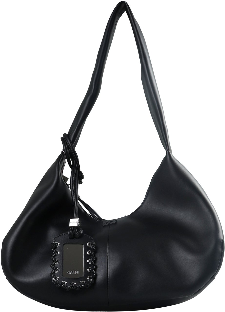 Ganni Bou Bag Black Zwart