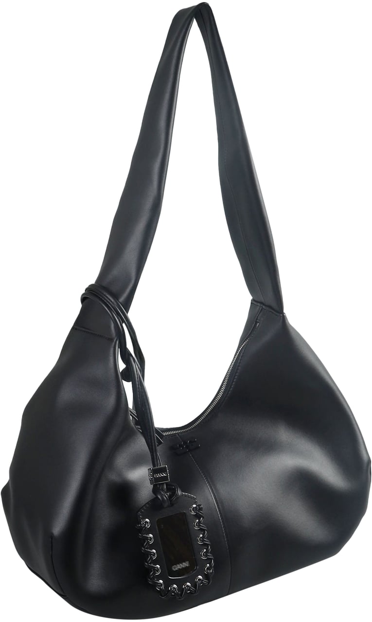 Ganni Bou Bag Black Zwart