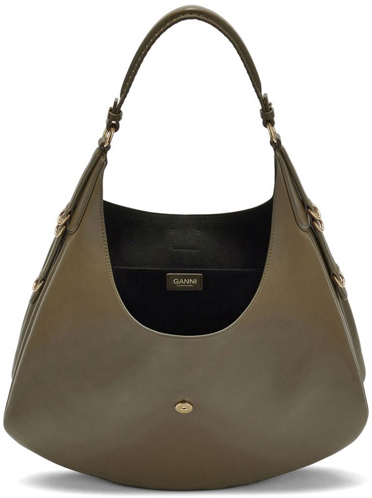 Ganni Bags Green Donkergroen