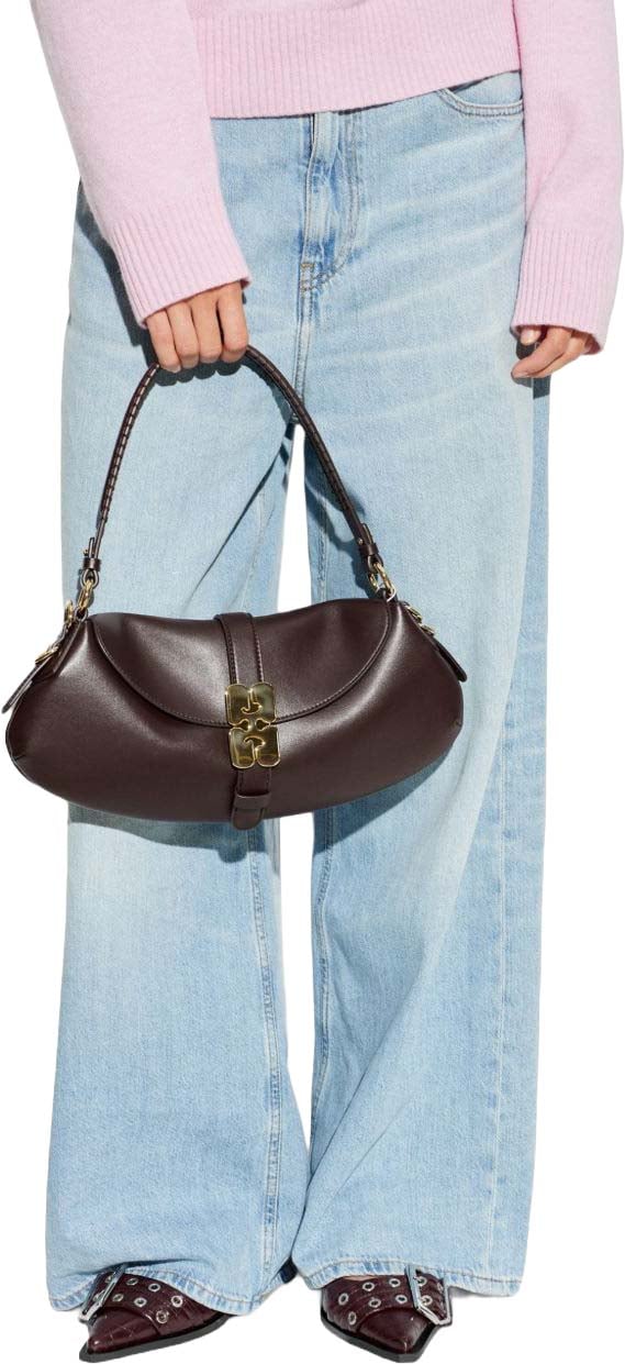 Ganni Bags Brown Bruin