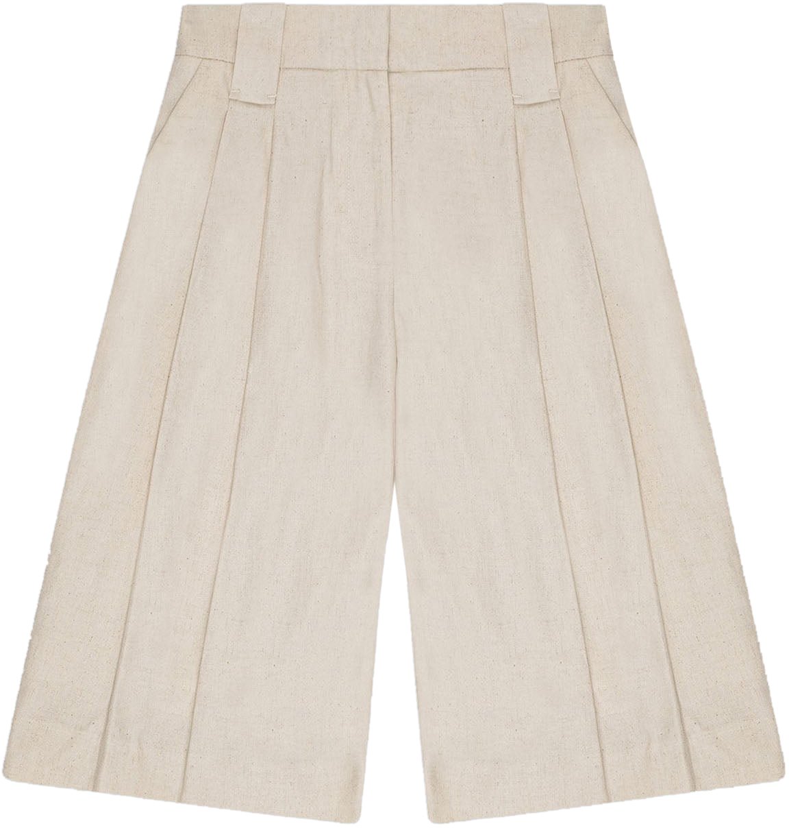 Ganni Cotton Melange Off White Wit