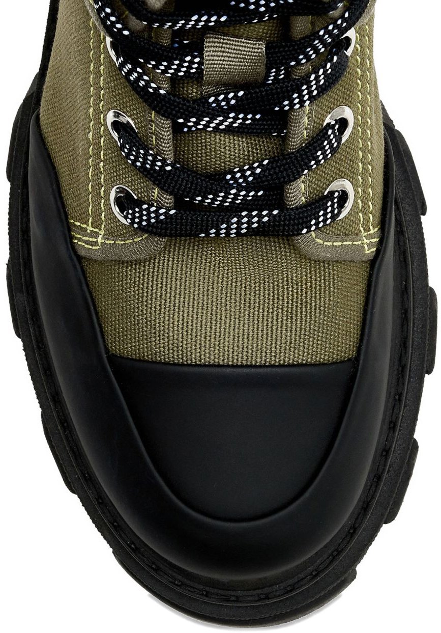 Ganni Boots Green Donkergroen