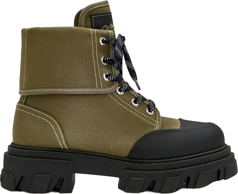 Ganni Boots Green Donkergroen