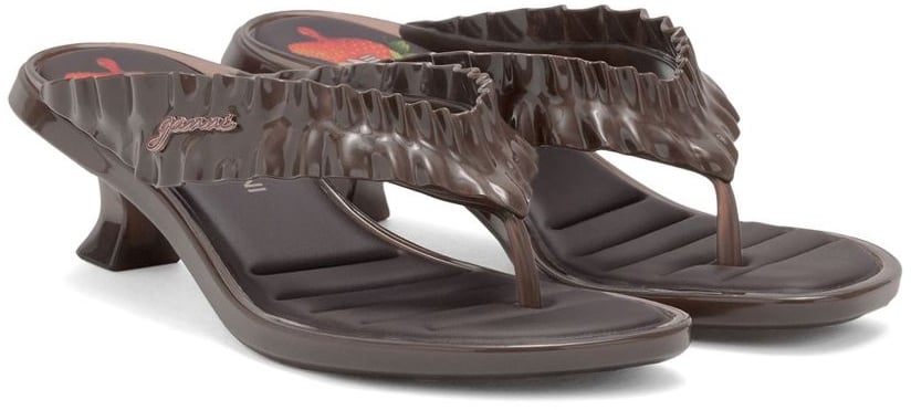 Ganni Flat Shoes Brown Bruin