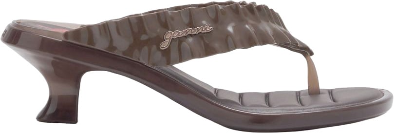 Ganni Flat Shoes Brown Bruin