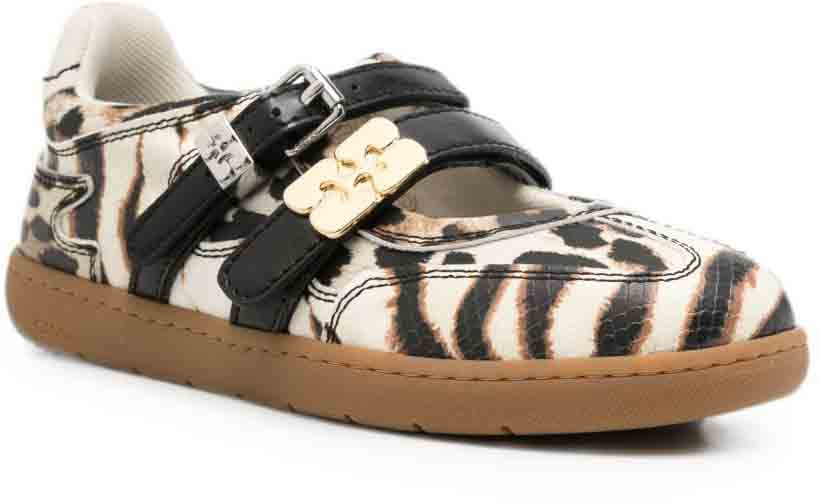 Ganni Flat Shoes White Divers