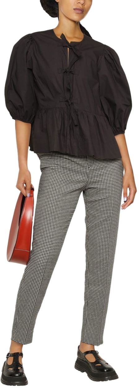 Ganni Top Black Zwart