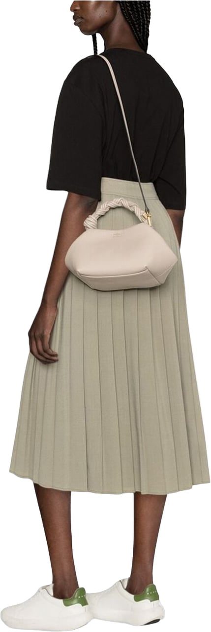 Ganni BOU BAG SMALL Wit