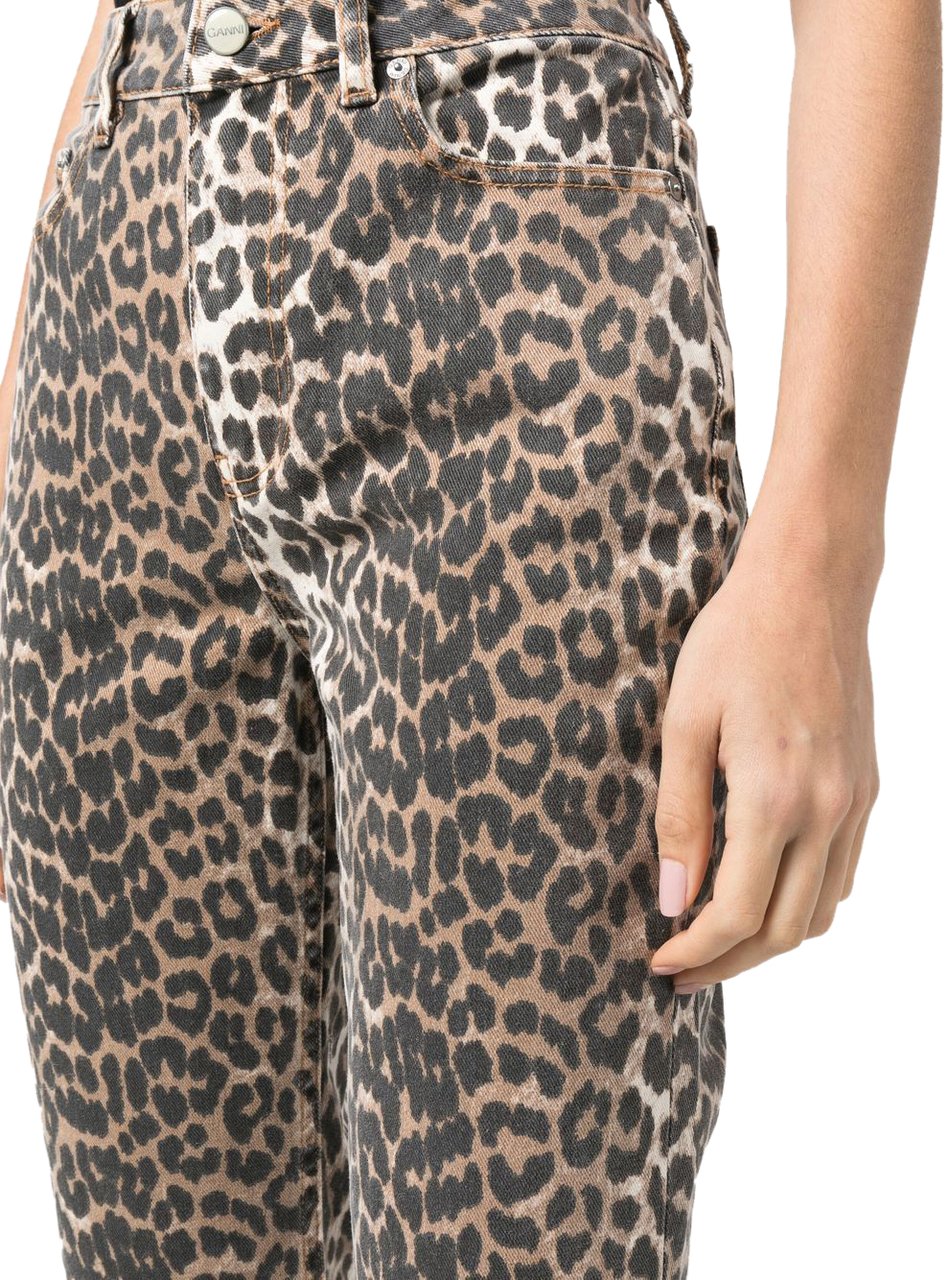 Ganni Jeans Brown Bruin