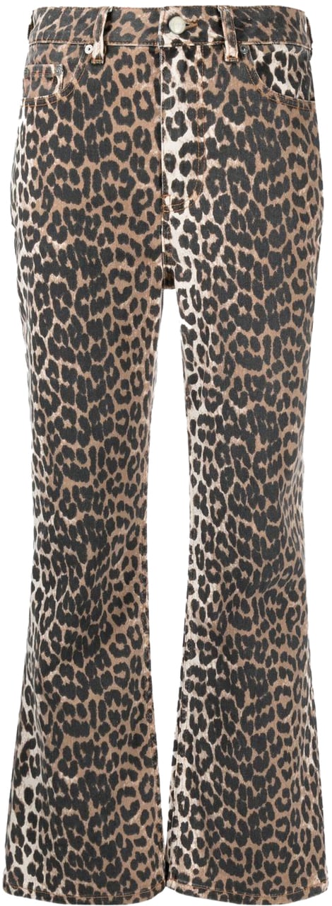 Ganni Jeans Brown Bruin