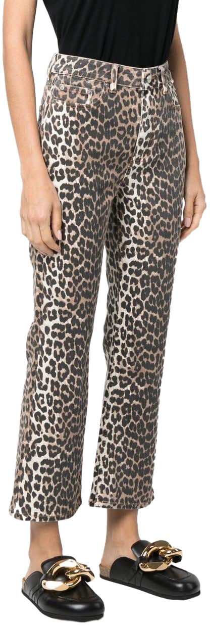 Ganni Jeans Brown Bruin