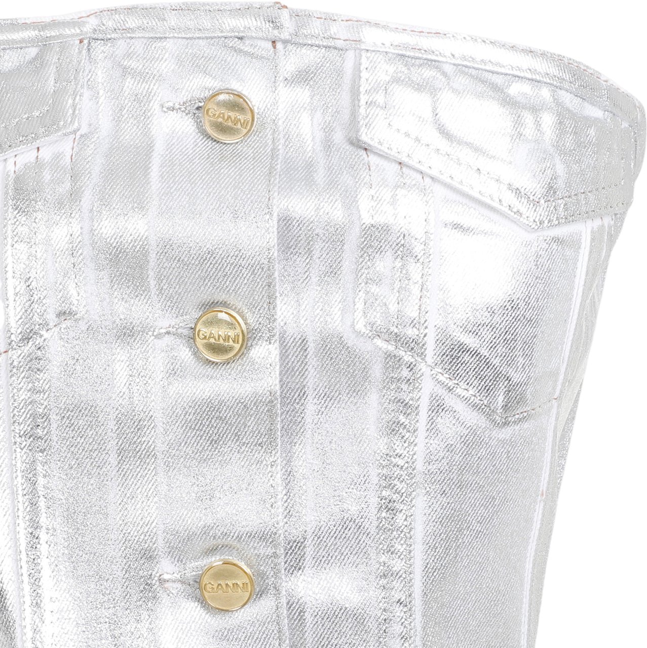 Ganni GANNI J1379 Zilver