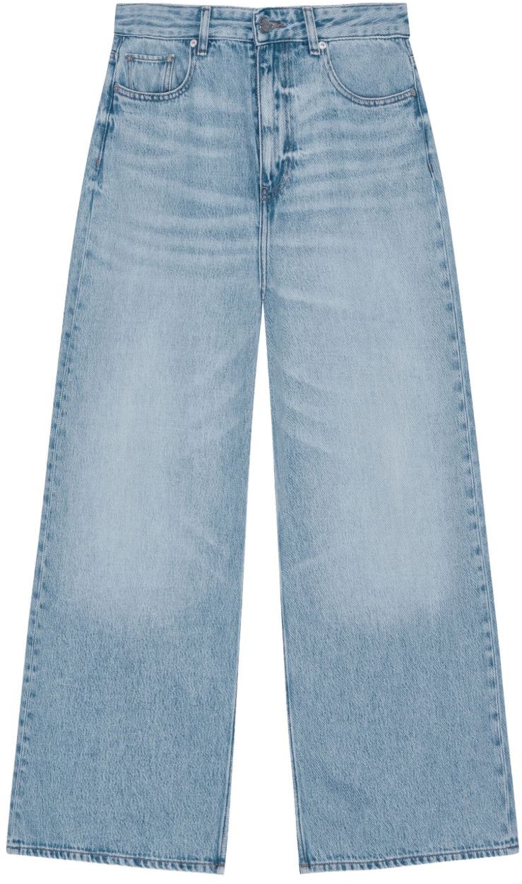 Ganni Jeans Clear Blue Blauw