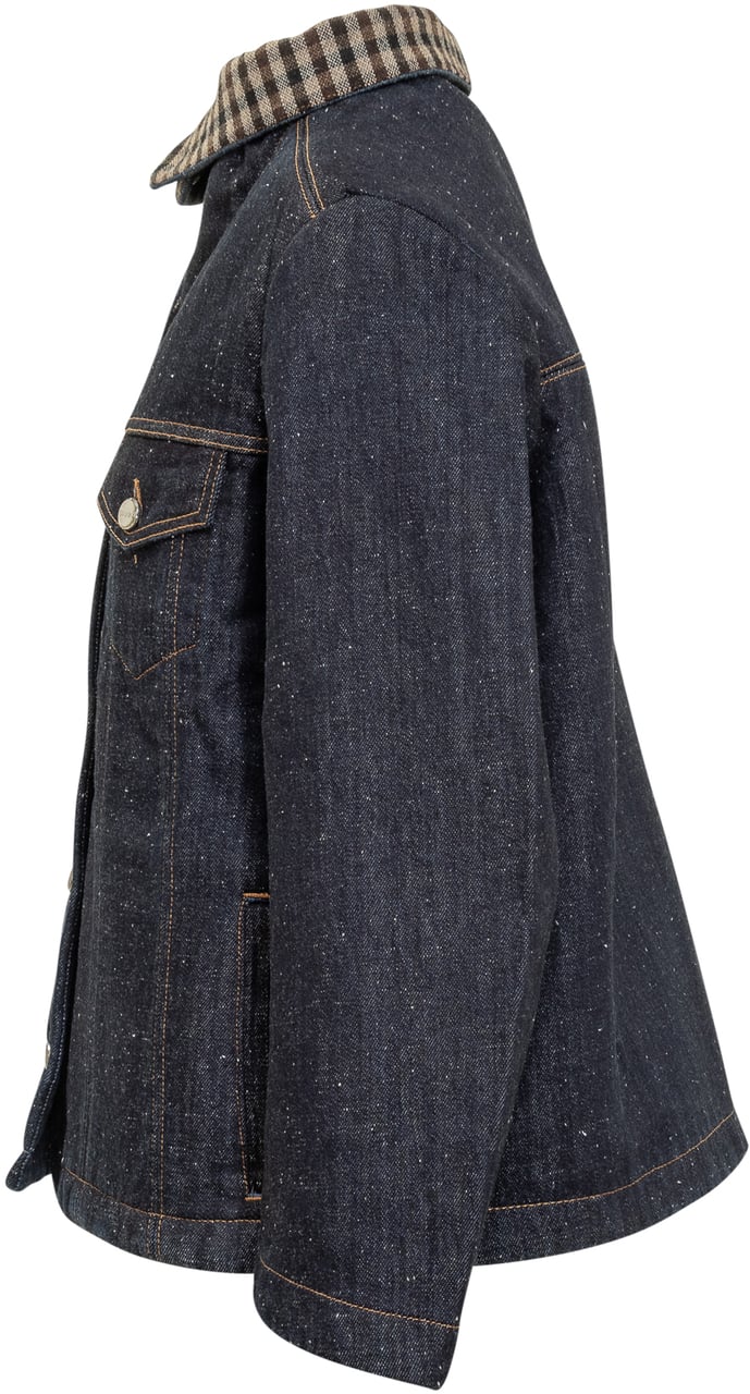 Ganni Giacca in denim Ganni Blauw
