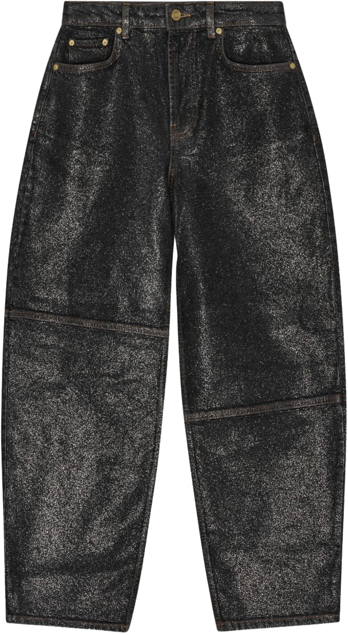 Ganni Jeans Black Zwart