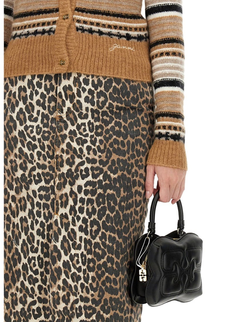 Ganni Cardigan With Stripe Pattern Divers