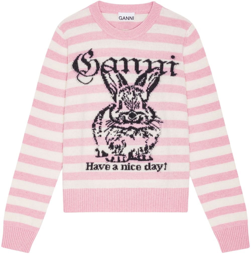 Ganni Sweaters Pink Roze