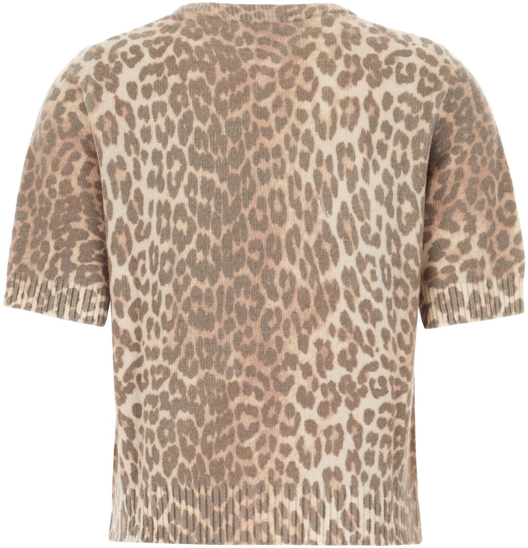 Ganni Ganni Printed wool blend sweater Divers