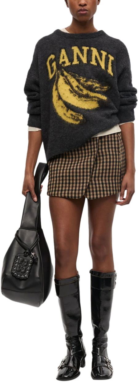 Ganni "Banana" sweater Zwart