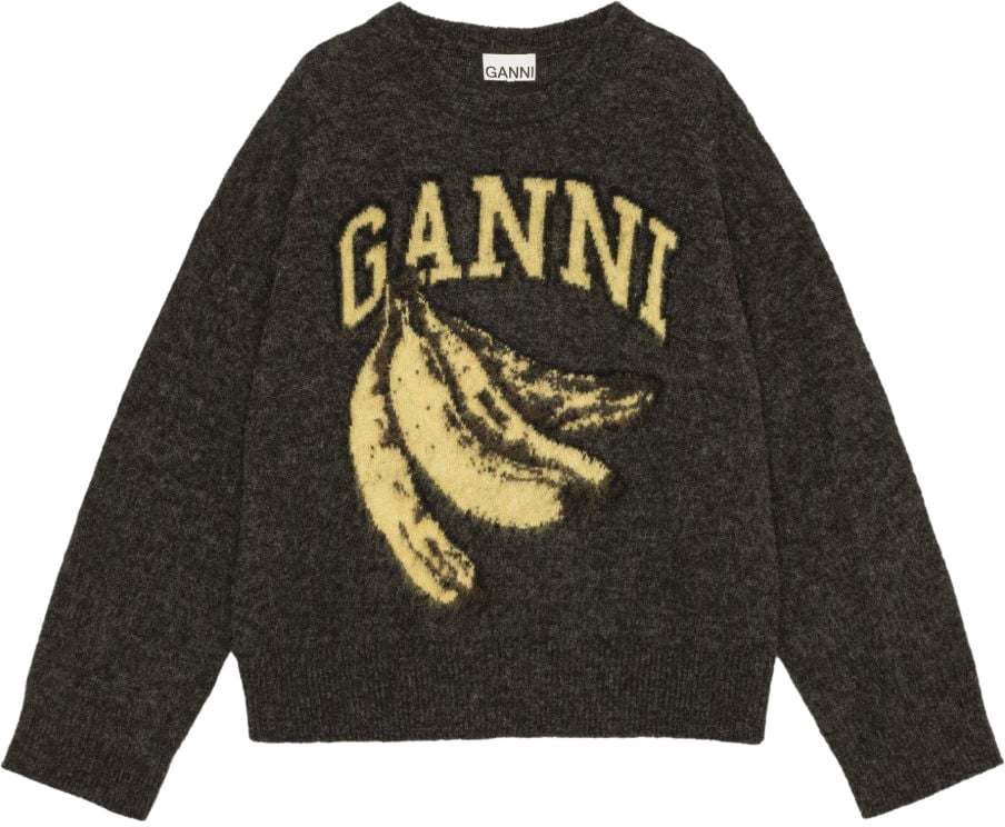 Ganni "Banana" sweater Zwart