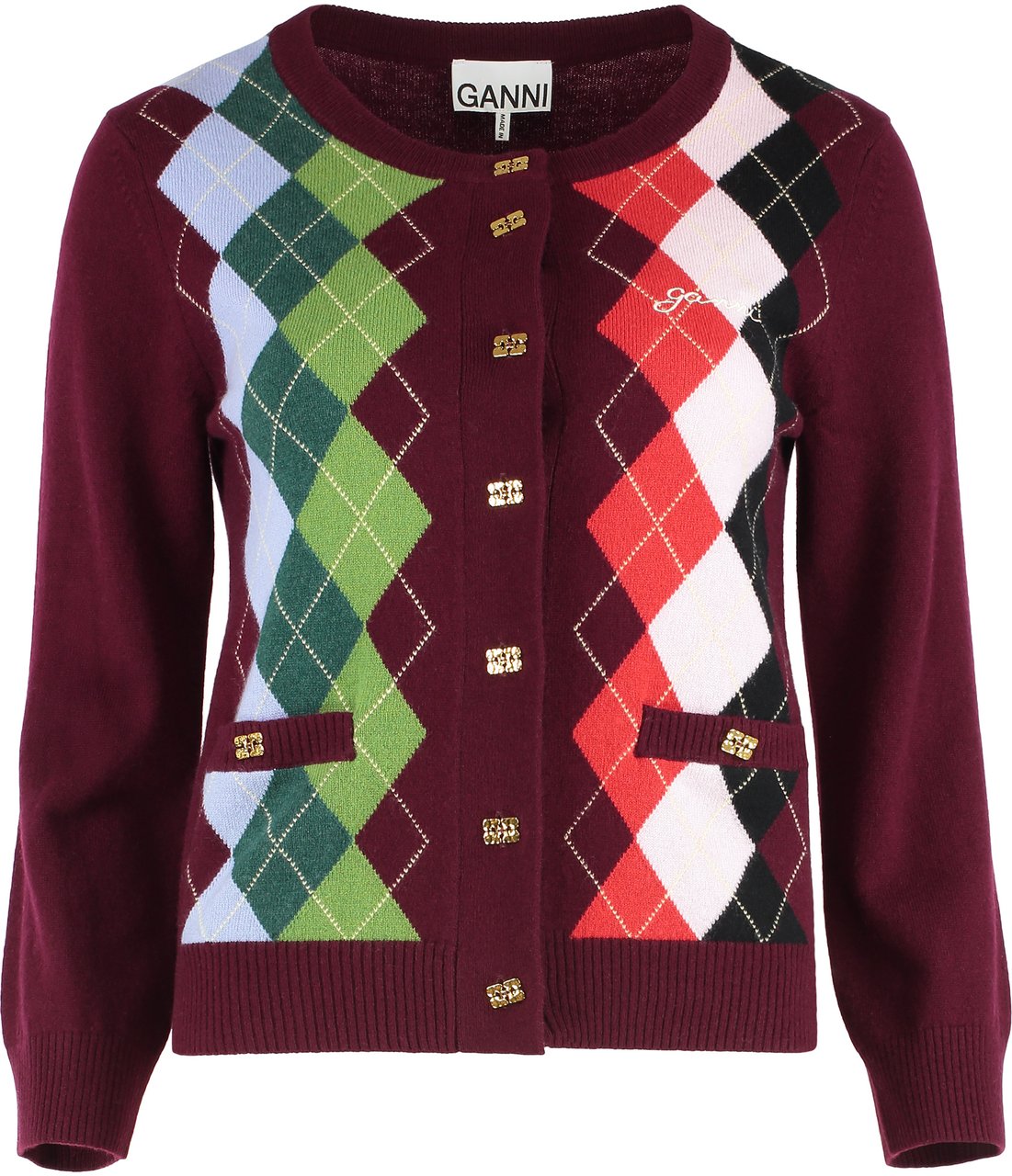 Ganni Wool and cashmere cardigan Divers