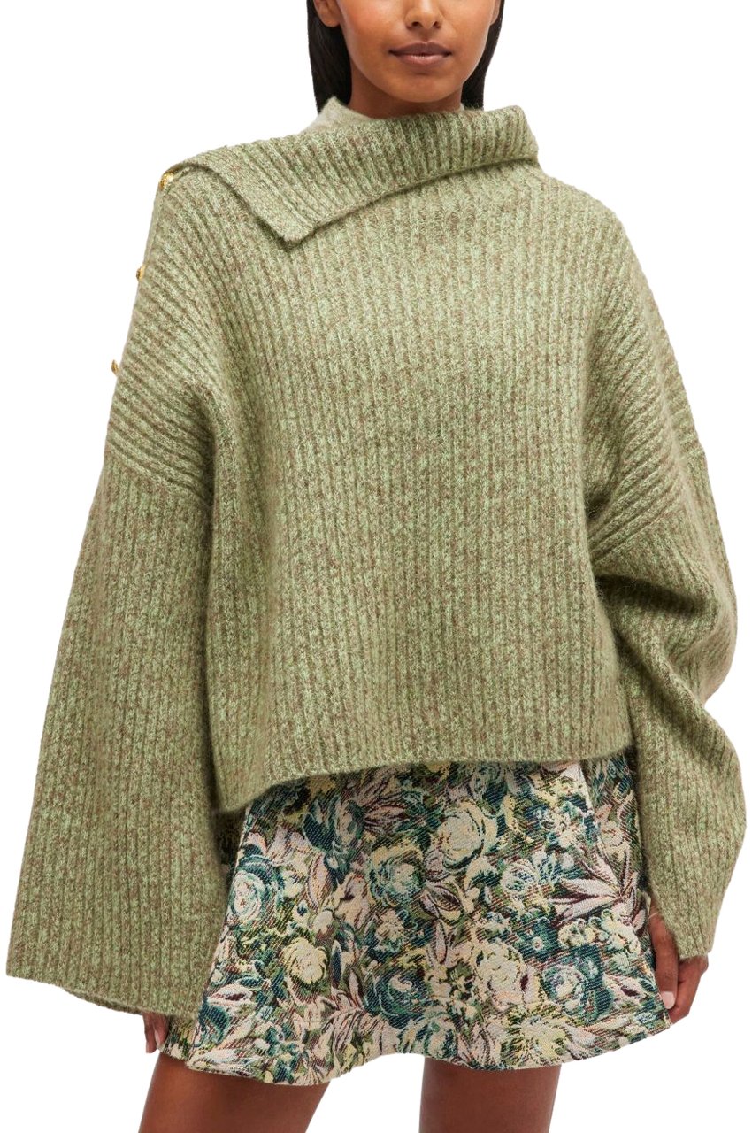 Ganni Ganni Maglie Verde Groen