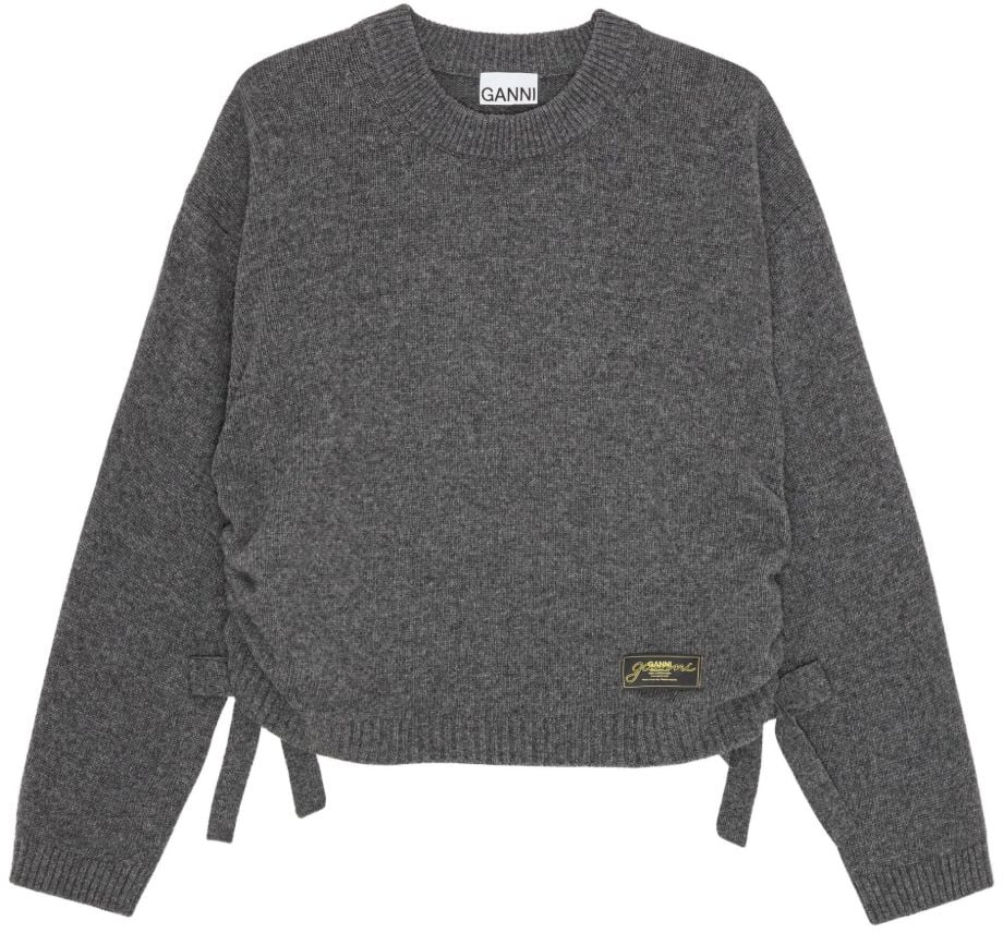 Ganni Sweaters Grey Grijs
