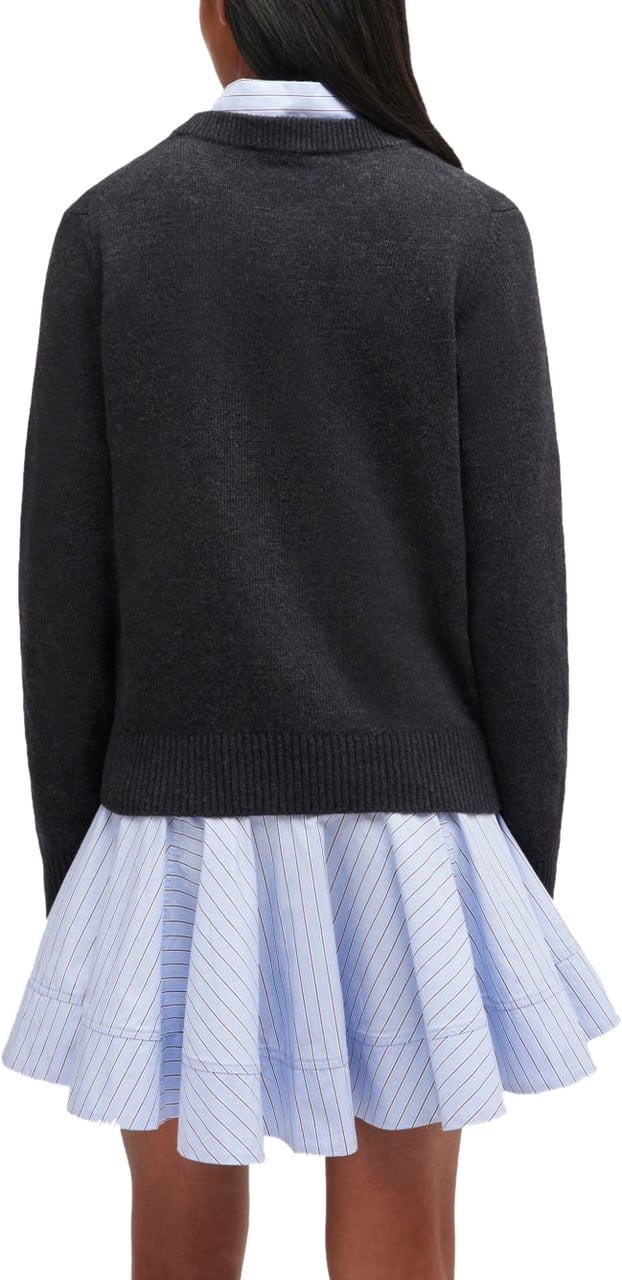 Ganni Sweaters Grey Grijs