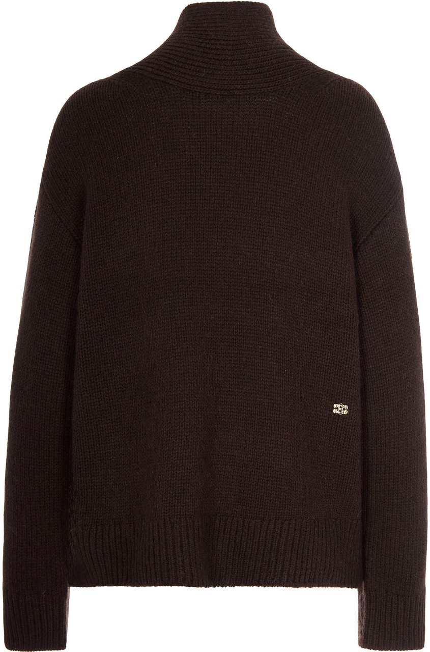 Ganni Sweaters Shaved Chocolate Bruin