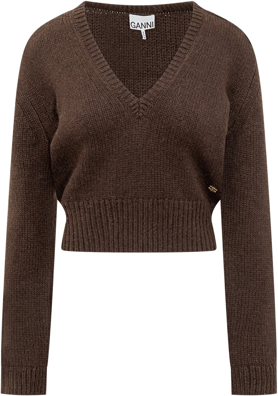 Ganni Maglione Ganni con Scollo a V Bruin