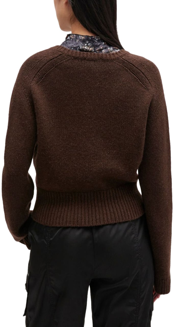 Ganni Ganni Maglie Marrone Bruin
