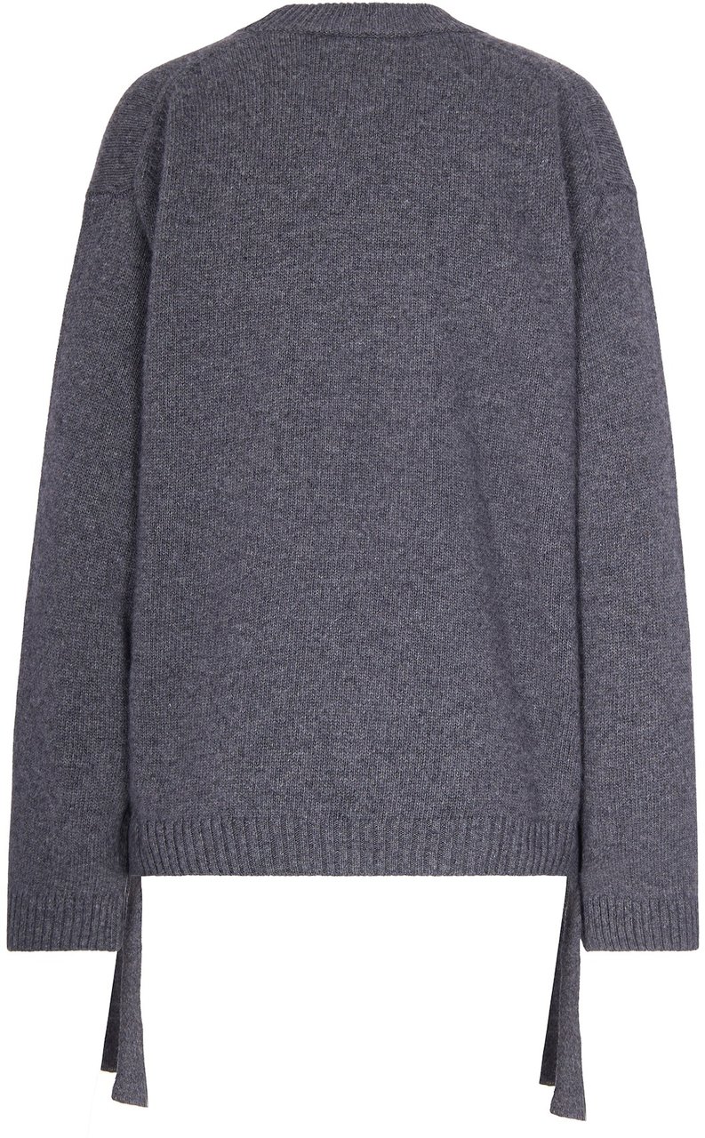 Ganni Sweaters Charcoal Grey Grijs