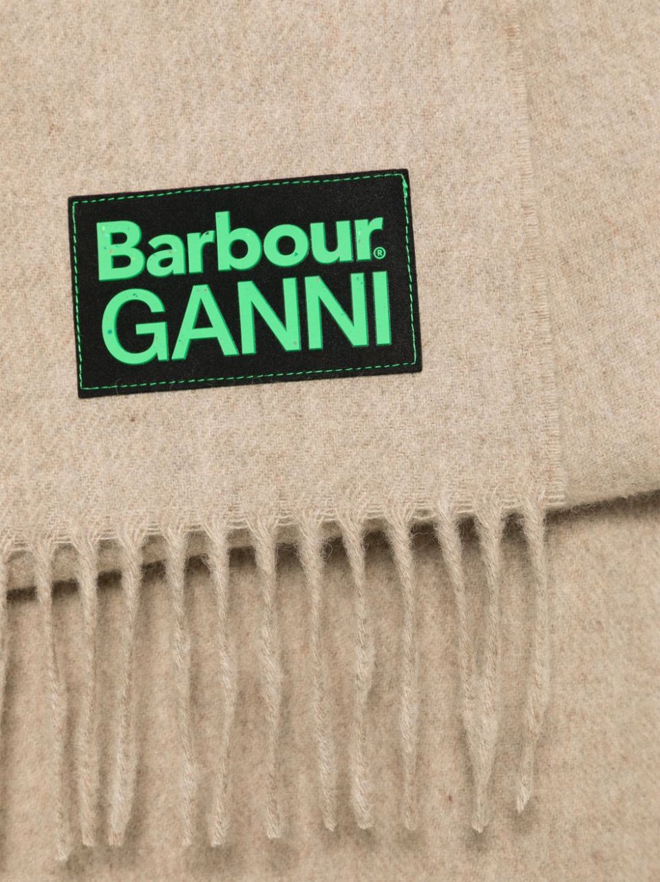 Ganni Scarfs Beige Beige