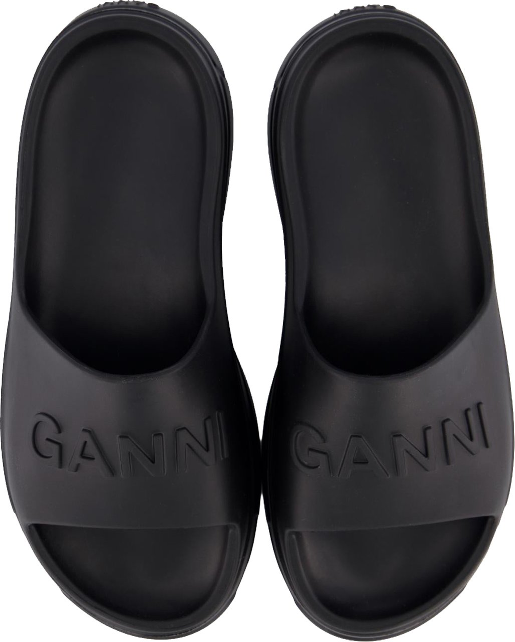 Ganni Dames Light Weight Pool Slide Zwart