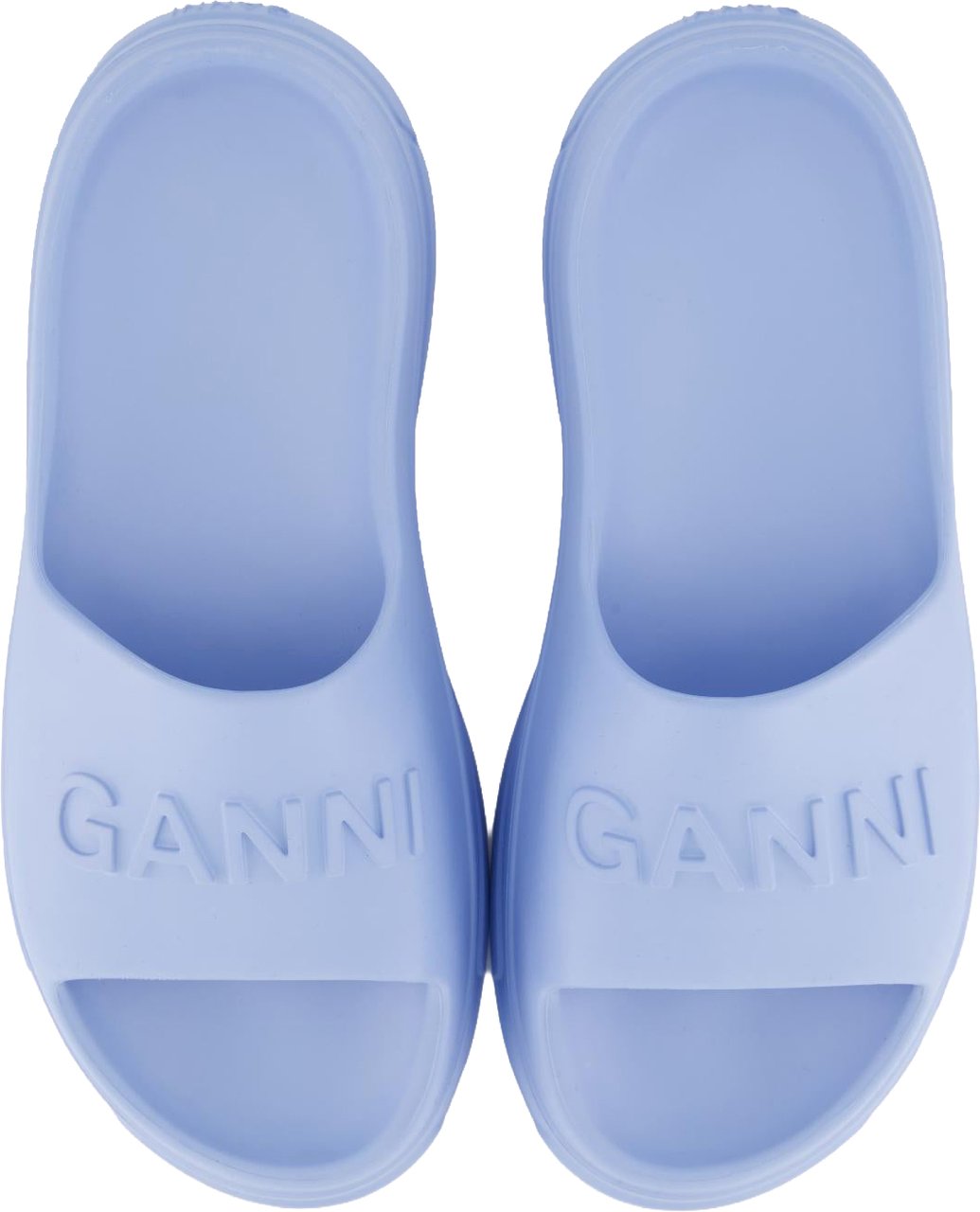 Ganni Dames Light Weight Pool Slide Blauw