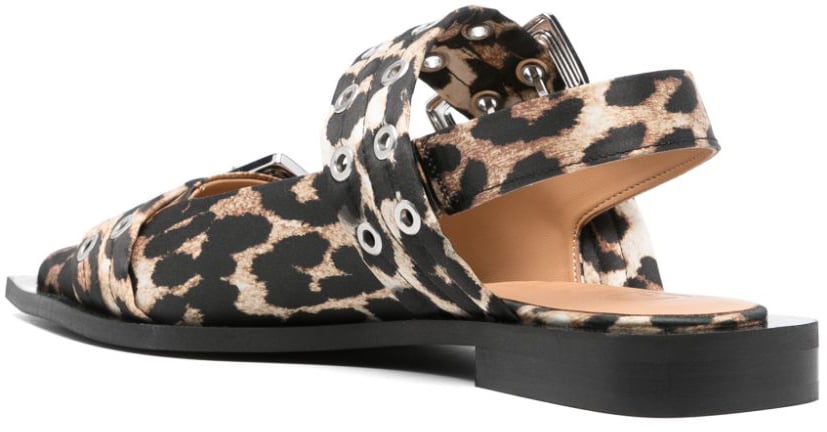 Ganni Flat Shoes Brown Bruin