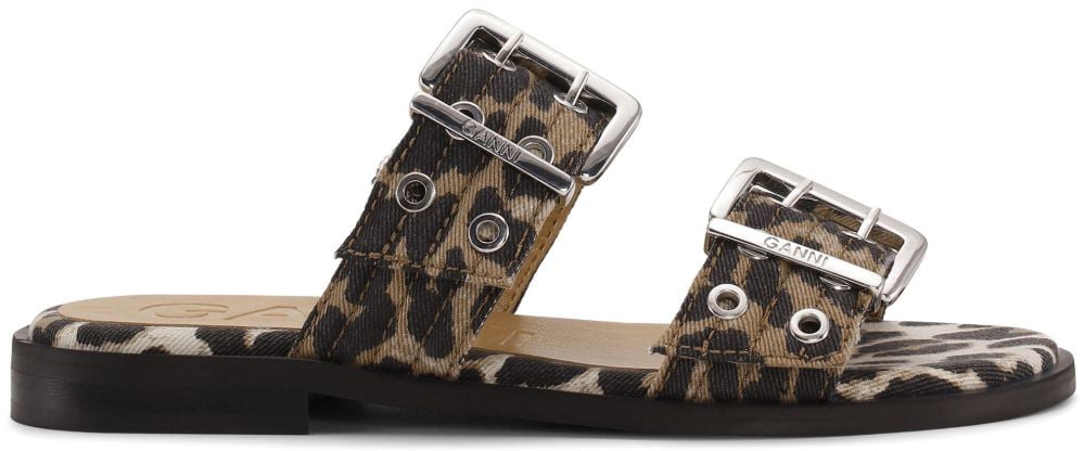 Ganni Sandals Brown Bruin