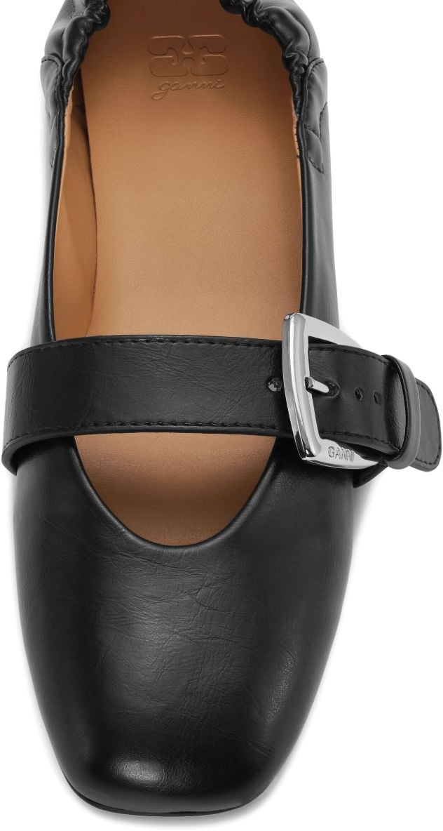 Ganni Ganni Scarpe Basse Nero Zwart