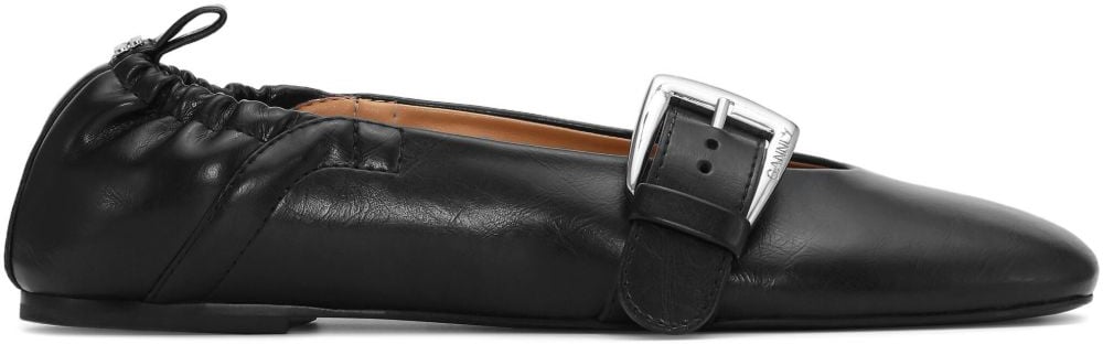 Ganni Ganni Scarpe Basse Nero Zwart