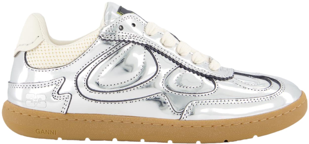 Ganni Dames 08 Specchio Sneaker Metallic Metallic