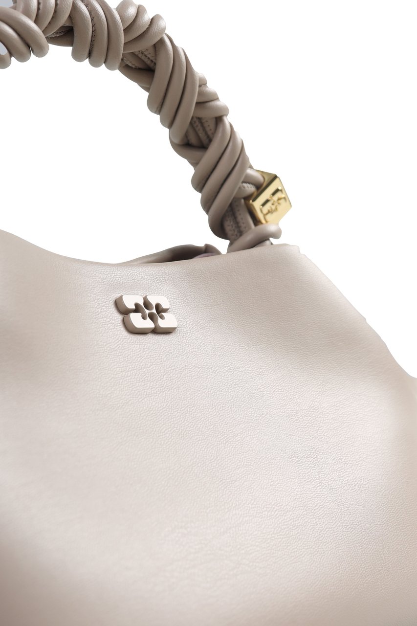 Ganni SMALL BOU BAG TAUPE Taupe