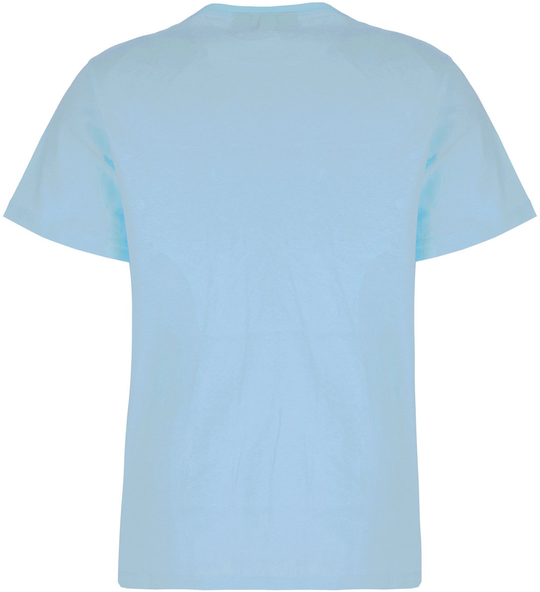 Ganni Ganni Light blue cotton t-shirt Lichtblauw