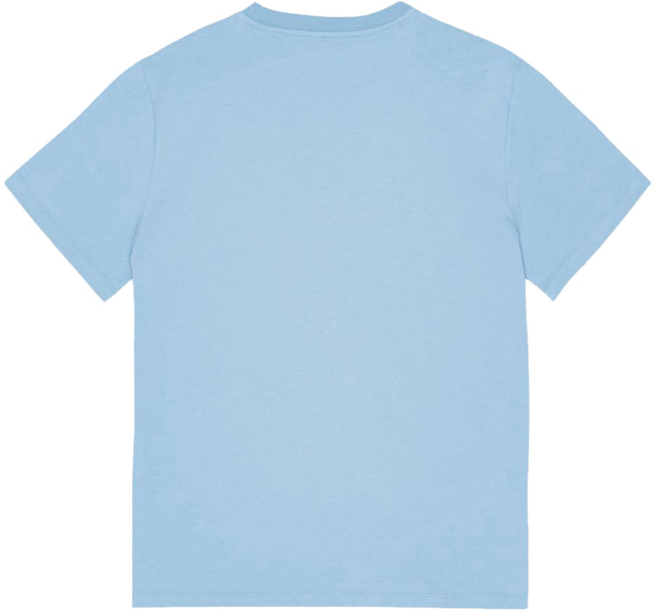 Ganni T-Shirts And Polos Clear Blue Blauw