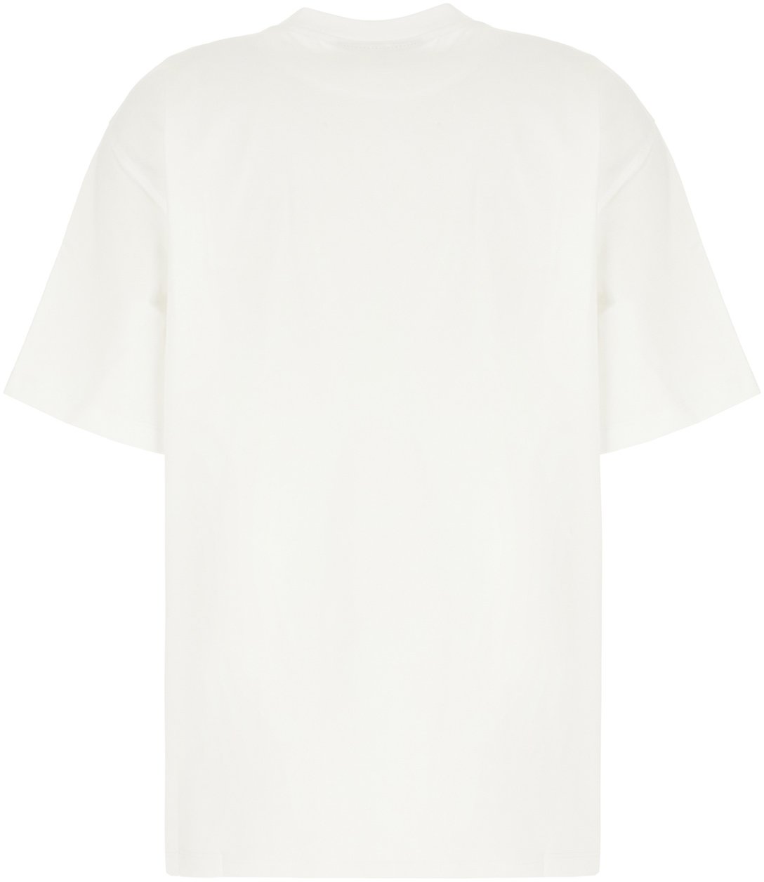 Ganni Ganni White cotton t-shirt Wit