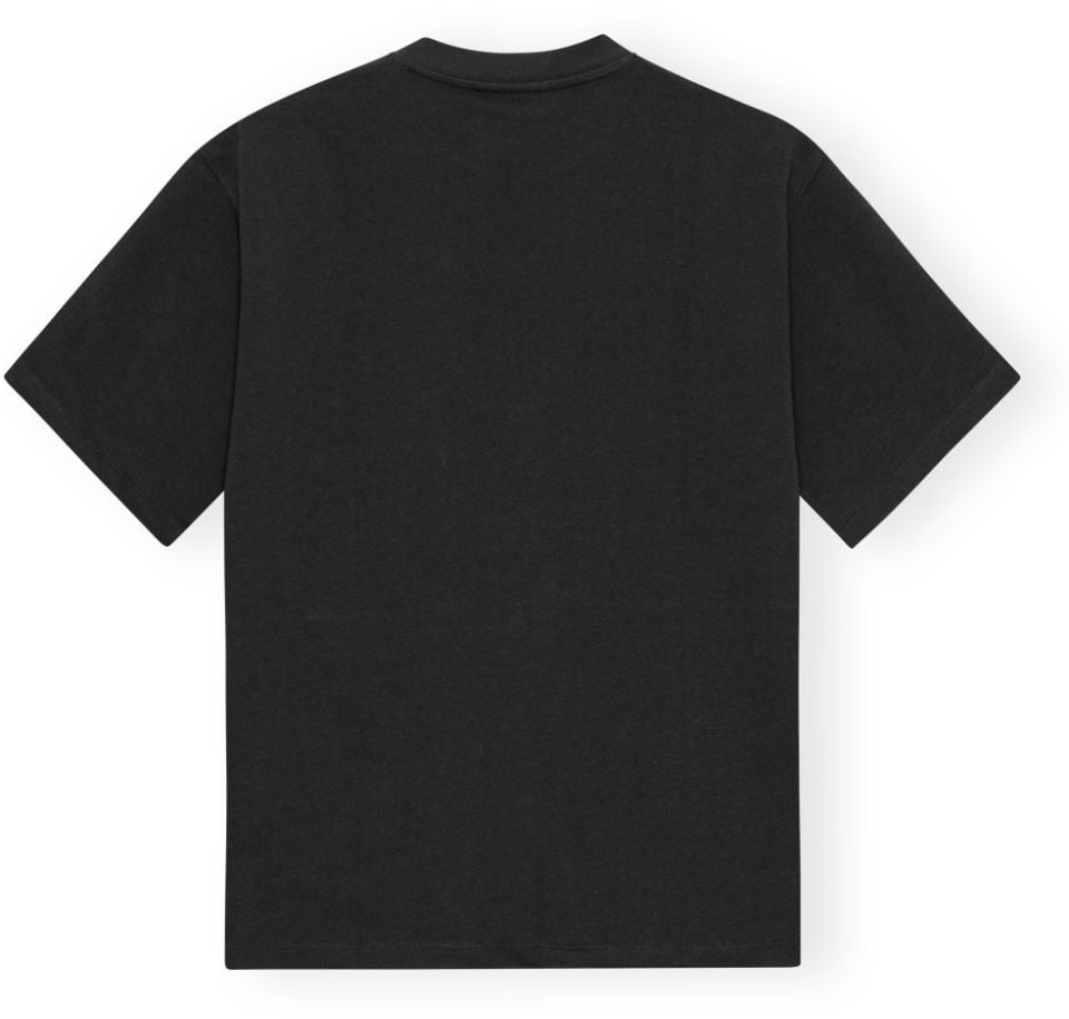 Ganni T-Shirts And Polos Black Zwart
