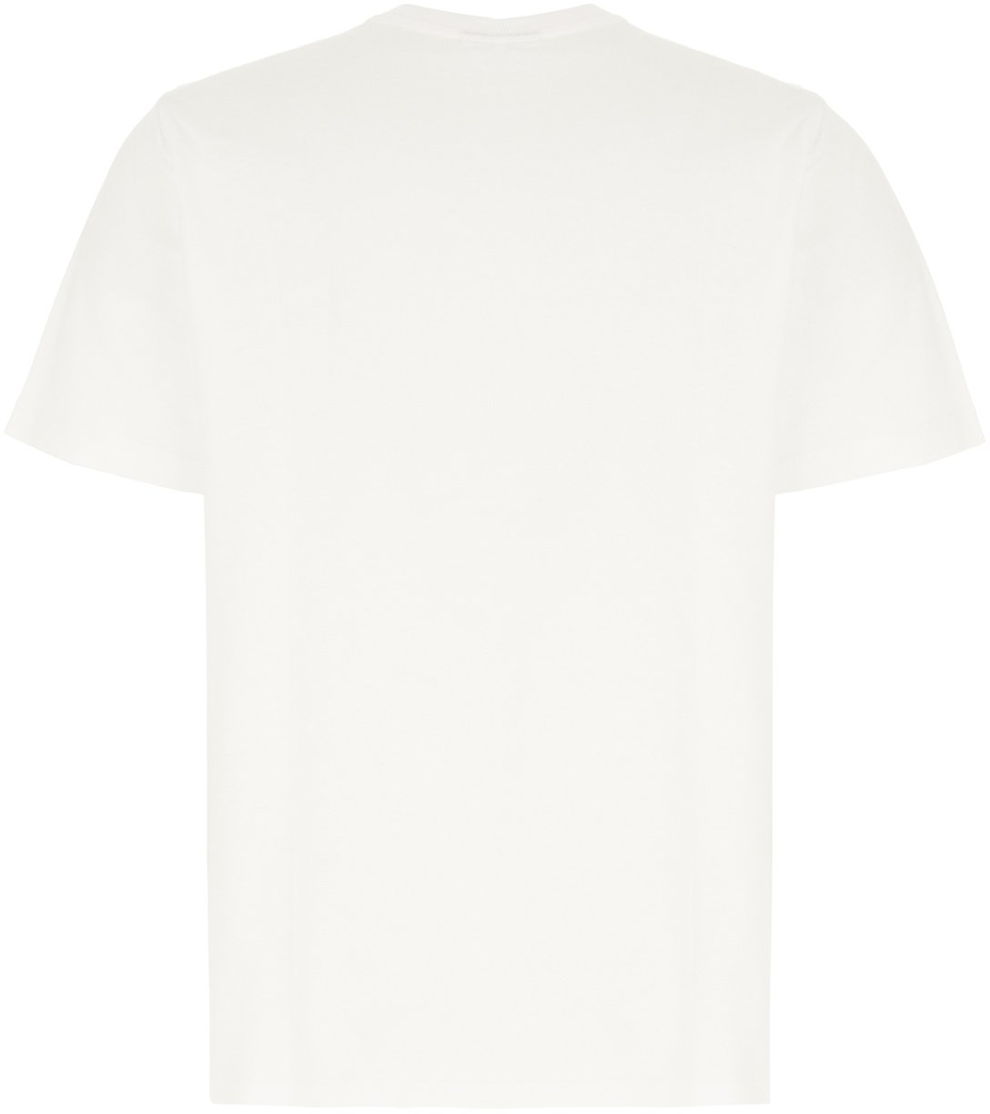 Ganni White cotton t-shirt Wit